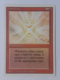 Mana Flare Revised Edition Magic the Gathering mtg x1 - Image 1