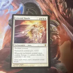 Celestial Mantle NM White Rare MAGIC THE GATHERING MTG - Image 1