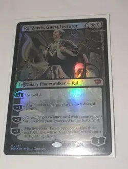 FOIL Ral Zarek, Guest Lecturer MTG Secrets of Strixhaven NM English ships asap - Image 1