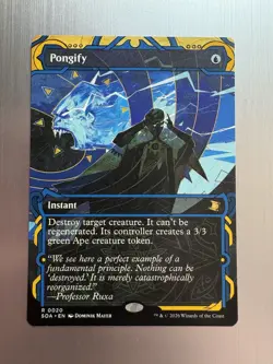 Pongify - 20 - MTG: Secrets of Strixhaven - Borderless - Rare - Regular - Image 1