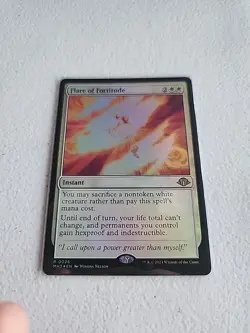 MTG Flare of Fortitude Modern Horizons 3 Foil N/M #M88 - Image 1