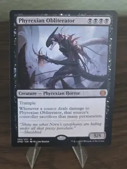 MTG Phyrexian Obliterator Phyrexia: All Will Be One Regular - Image 1