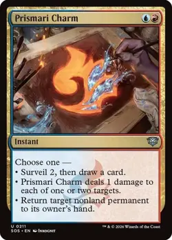 NM Prismari Charm, MTG, Secrets of Strixhaven, Magic the Gathering, 211 - Image 1