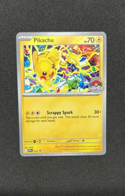 Pikachu Black Star Promo 2025 World Championship 225 SVP EN Scarlet Violet Card - Image 1