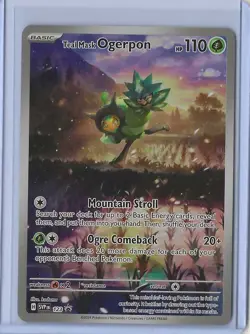 Pokemon TCG - Teal Mask Ogerpon - SVPEN123 - Black Star Promo - (Near Mint) - Image 1