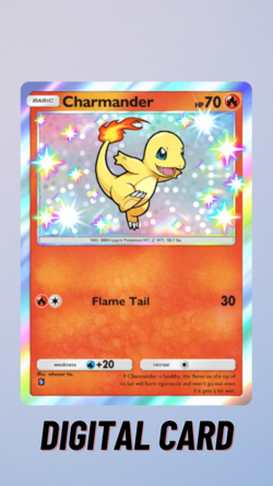 Charmander Shiny Mega Shine Pokemon TCG Pocket 1 Star ⭐ (English) - Image 1