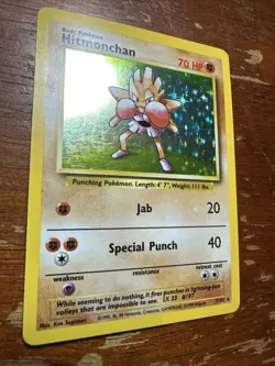 ✨ Pokemon TCG – Hitmonchan – Base Set – 1999 – Holo Rare - Image 3