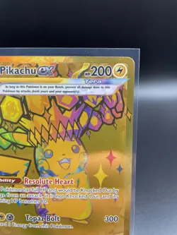 Pokemon Pikachu EX Sv: Prismatic Evolutions 179/131 Hyper Rare Holo 200 HP 2025 - Image 2