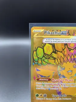 Pokemon Pikachu EX Sv: Prismatic Evolutions 179/131 Hyper Rare Holo 200 HP 2025 - Image 3