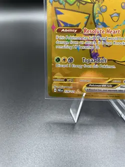 Pokemon Pikachu EX Sv: Prismatic Evolutions 179/131 Hyper Rare Holo 200 HP 2025 - Image 4