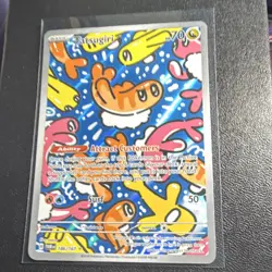 Pokemon Tatsugiri Illustration Rare Full Art Holo 186/167 Twilight Masquerade 7… - Image 4