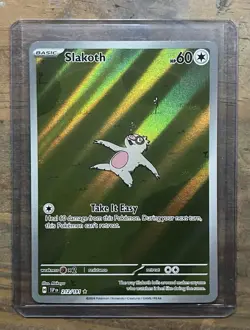 Pokemon Slakoth 212/191 Sv08 Surging Sparks Illustration Rare Holo 60 HP ENG - Image 1