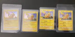 Pokemon TCG GENERAL MILLS PROMO 25TH ANNIVERSARY. Pikachu.Pack Fresh Lot Of (4) - Image 1