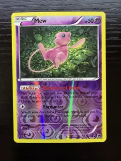 Mew 29/124 Holo Rare Fates Collide Pokemon Reverse Holo NM - Image 1