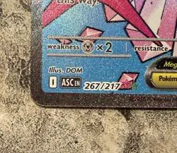 Pokemon TCG Mega Diancie EX 267/217 Mega Attack Rare Ascended Heroes - Image 4