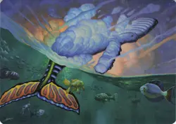 Dreamtide Whale Art Card regular S - Art Series: Modern Horizons 3 #2 MTG - Image 1