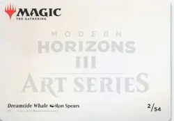 Dreamtide Whale Art Card regular S - Art Series: Modern Horizons 3 #2 MTG - Image 2