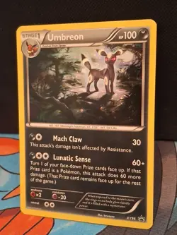 UMBREON XY96 2016 Cosmos Holo Pokemon XY Black Star Promo Breakpoint BSP LP-MP - Image 3