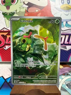 Caterpie 172/165 Illustration Rare - 151 English - Pokemon TCG - SHIPS FAST - Image 1