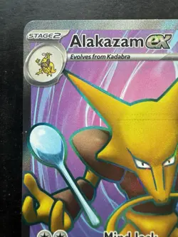 Pokemon Alakazam EX 188/165 Scarlet & Violet 151 Ultra Rare Full Art Holo (NM) - Image 2