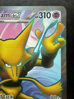 Pokemon Alakazam EX 188/165 Scarlet & Violet 151 Ultra Rare Full Art Holo (NM) - Image 3