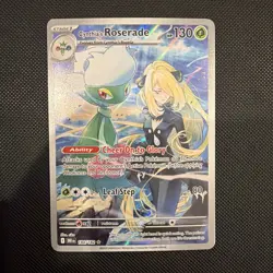Pokemon TCG Cynthia's Roserade Destined Rivals 184/182 NM Condition - Image 1