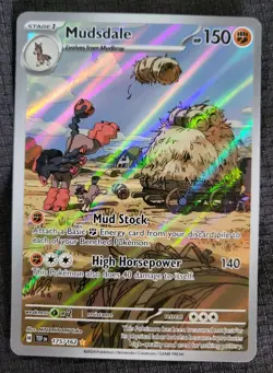Pokemon Temporal Forces MUDSDALE 175/162 Illustration Rare - Image 1