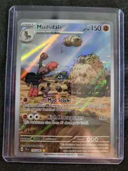 Pokemon Temporal Forces MUDSDALE 175/162 Illustration Rare - Image 5