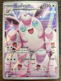 Wigglytuff Me02: Phantasmal Flames Illustration Rare Holo 105/094 Pokemon TCG - Image 1
