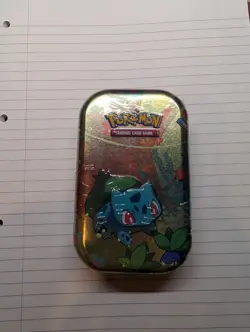 Pokemon TCG: Kanto Friends Mini Tin Bulbasaur & Squirtle TIN BUNDLE DEAL Sealed - Image 2