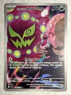 Pokemon Cynthia's Spiritomb 244/217 ASC Full Art Rare Basic Spirit 70 HP 2026 - Image 1