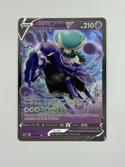 Shadow Rider Calyrex V 74/198 Chilling Reign Holo Ultra Rare Pokemon TCG - Image 1
