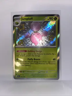 Pokemon TCG Jumpluff 098/091 SV: Paldean Fates Baby Shiny Holo Rare NM - Image 1