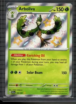 Arboliva Baby Shiny 104/091 - Paldean Fates - Pokemon Tcg - NM - Image 1