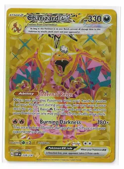 Charizard ex 228/197 Obsidian Flames Gold Ultra Rare Full Art Pokemon TCG NM - Image 1
