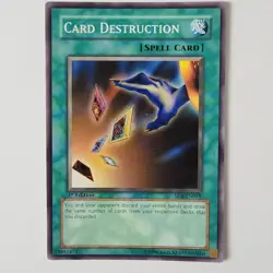Card Destruction - SD8-EN018 - LP - Common - 1st ed - Yugioh - Image 1