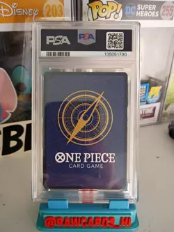 One Piece CCG Monkey.D.Luffy Card OP07-109 TR PSA 9 English - Image 2