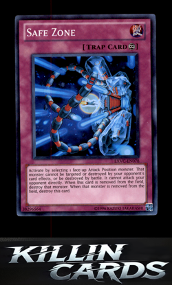 Safe Zone EXVC-EN078 Super Rare Extreme Victory YuGiOh Card NM - Image 1