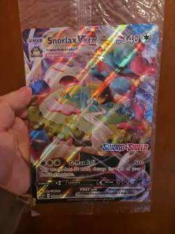 Snorlax VMAX Oversize Promo Jumbo Card Pokemon TCG Sealed Pokemon - Image 1