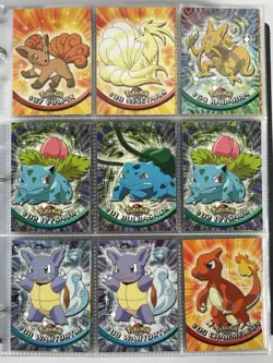 130 90s Topps Tv Animation Pikachu Vacation Mewtwo Pokemon Cards & Some Foils - Image 3