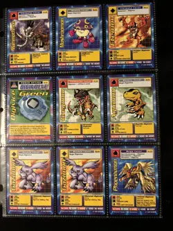 1999 Vintage Digimon 51 Card Lot TCG - Image 3