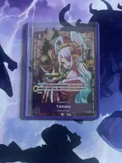 One Piece Card Game Yamato P-046 Championship 2024 Promo English(white mark top) - Image 1