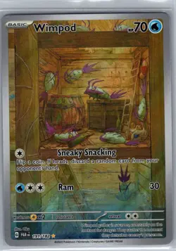 Wimpod 191/182 SV04: Paradox Rift - Pokemon Card - NM - Image 1