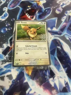 Eevee 133/165 Holiday Calender Sealed Promo Pokemon Trading Card Game - Image 1