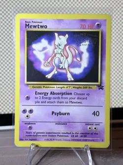 1999 Pokemon Mewtwo Promo Card Warner Bros First Movie Edition, LV.60 #150 - Image 1