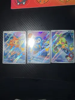 Pokemon TCG First Partner Illustration Collection Series 1 Gen 4 Sinnoh Starters - Image 1