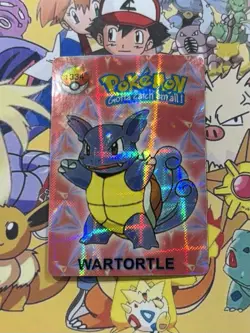 Pokemon Vintage Pocket Monsters Vending HOLO Prism Sticker 1998 Nintendo Japan - Image 1