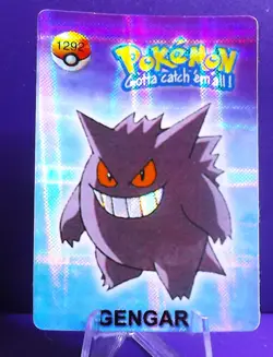 POKEMON POCKET MONSTERS VENDING PRISM STICKER 1292 GENGAR - Image 1