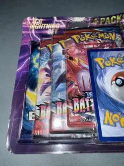 Pokemon TCG Lightning Set 4 Packs +1 Bonus Card Battle Styles evolutions XY - Image 2