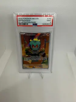2025 Pokemon Mega Evolution Illustration Rare Marshadow #146 PSA 9 Mint - Image 1